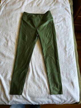 Noli Liquid Gloss Green Metallic Shine Leggings XL EPC